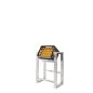 Preview: Stainless steel crate rack for two crates - view 4 Preview: Stainless steel crate rack for two crates - view 4