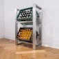 Preview: Stainless steel crate rack for two crates Preview: Stainless steel crate rack for two crates