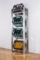 Preview: Stainless steel crate rack for four crates vertical - view 1 Preview: Stainless steel crate rack for four crates vertical - view 1