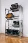 Preview: Stainless steel crate rack for eight crates - view 5 Preview: Stainless steel crate rack for eight crates - view 5