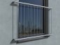 Preview: Französischer Balkon Basic Bausatz Edelstahl vorgesetzt real