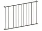 Mobile Preview: French balcony Basic 2 stainless steel - wall mounted in front - detail