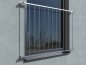 Mobile Preview: French balcony Basic 2 stainless steel - wall mounted in front - real