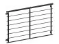 Preview: French balcony Line - powder coated - wall mounted in front - detail