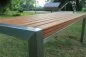 Preview: Picnic bench wood stainless steel combination 3