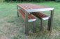 Preview: Picnic bench wood stainless steel combination 4