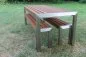 Preview: Picnic bench wood stainless steel combination 4