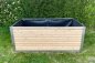 Mobile Preview: Raised garden bed stainless steel larch Premium - Kirchberger Metall 2