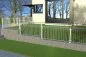 Preview: Metal fence, railing Basic 2 galvanised real Preview: Metal fence, railing Basic 2 galvanised real