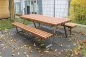 Preview: Picnic table wood stainless steel combination 4