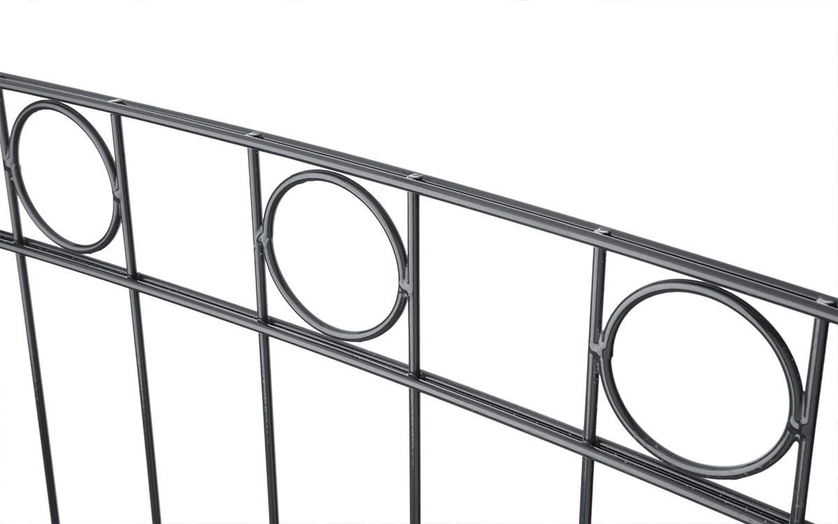 Preview: Steel mesh fence 6/6/6 with posts model WIEN - detail 1