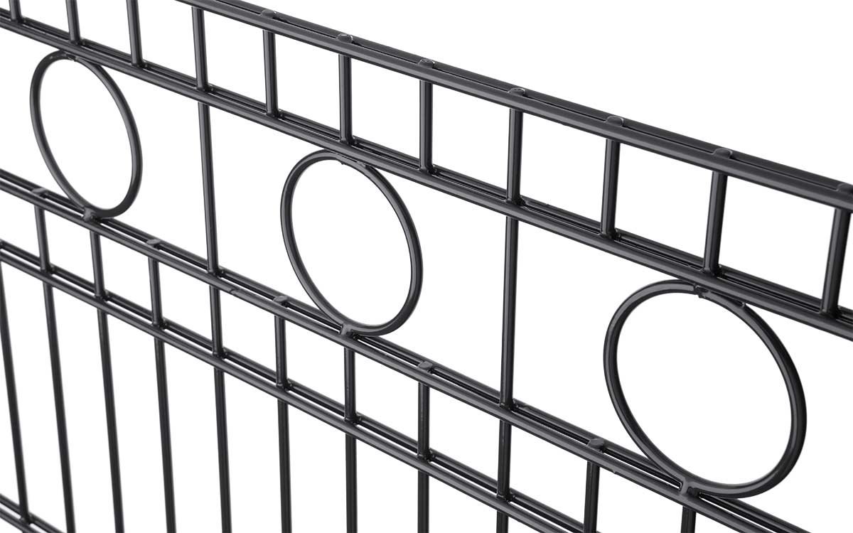 Preview: Steel mesh fence 6/6/6 with posts model ROM - detail