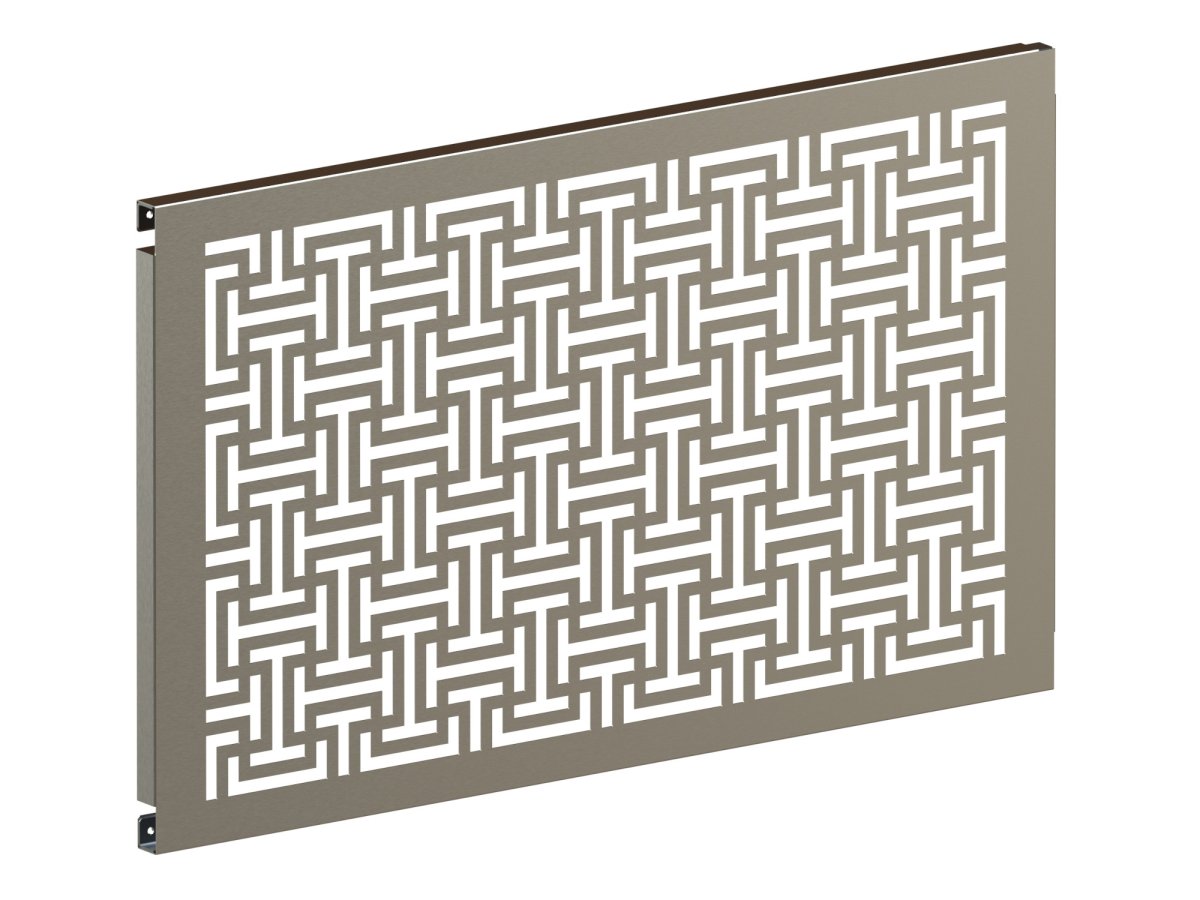Preview: Französischer Balkon Modell Madrid Edelstahl geschliffen Einzelteil
