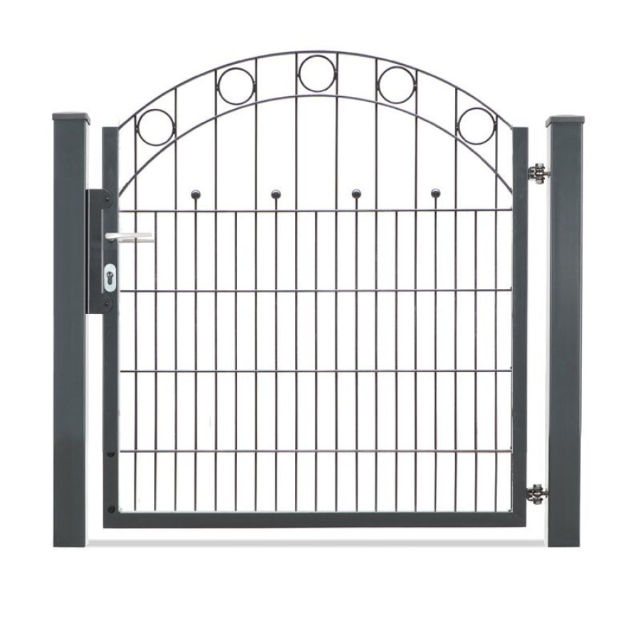 Preview: Gartentor Vario Residenz WIEN einflügelig in anthrazit RAL 7016