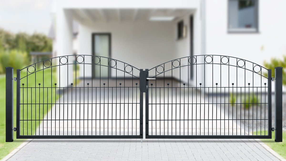 Preview: Einfahrtstor Vario Residenz WIEN zweiflügelig Beispiel 2