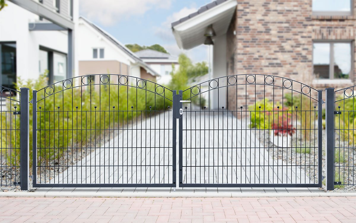 Preview: Einfahrtstor Vario Residenz WIEN zweiflügelig Beispiel 3