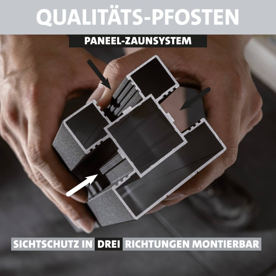 Preview: Flexo Paneel 150 Detail Pfosten