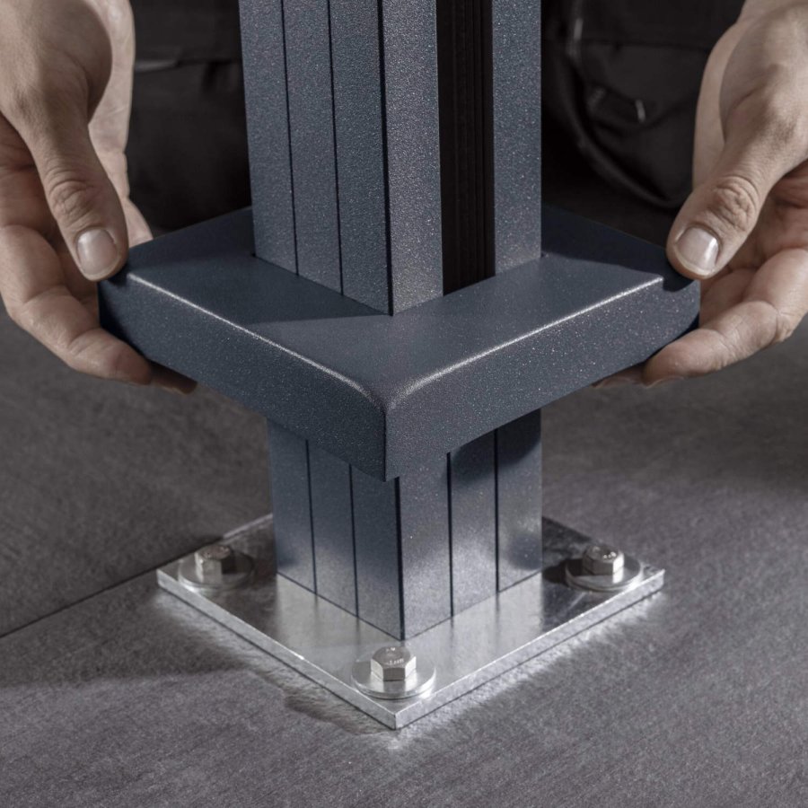 Preview: Abdeckkappe für Pfostenanker - Flexo System