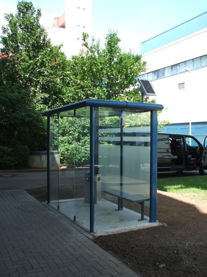 Preview: Raucherüberdachung für 6 Personen