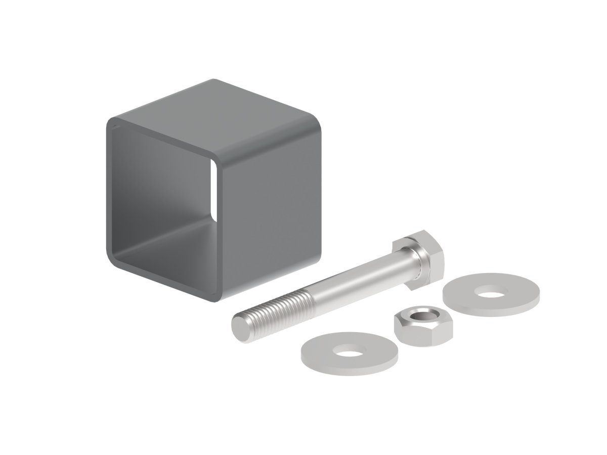 Preview: Zaunverbinder für Modell Simple - verzinkt, pulverbeschichtet