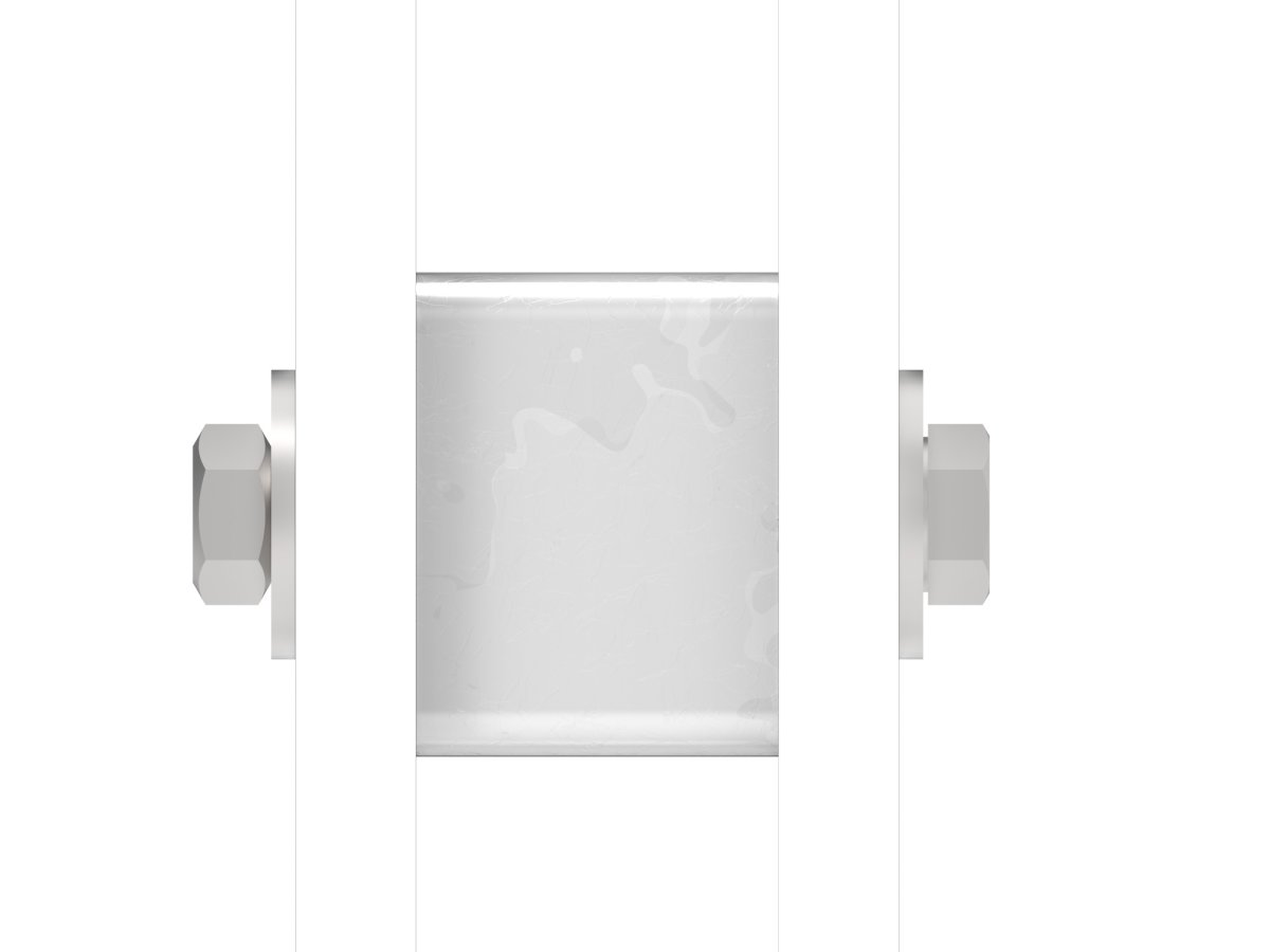 Preview: Zaunverbinder für Modell Simple verzinkt 2