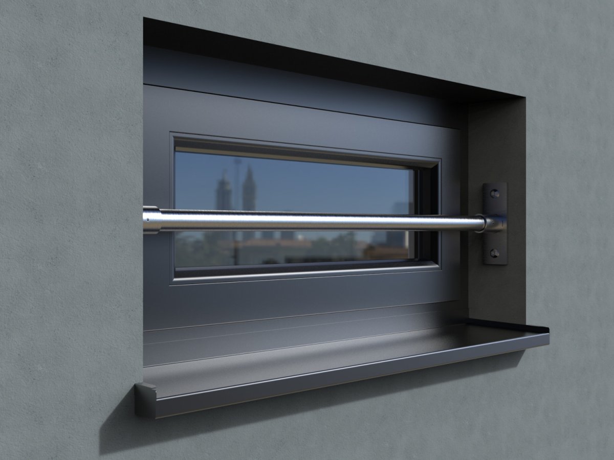 Absturzsicherung Fenstersicherung Sicherheitsstange Einbruchschutz - Security Bar I