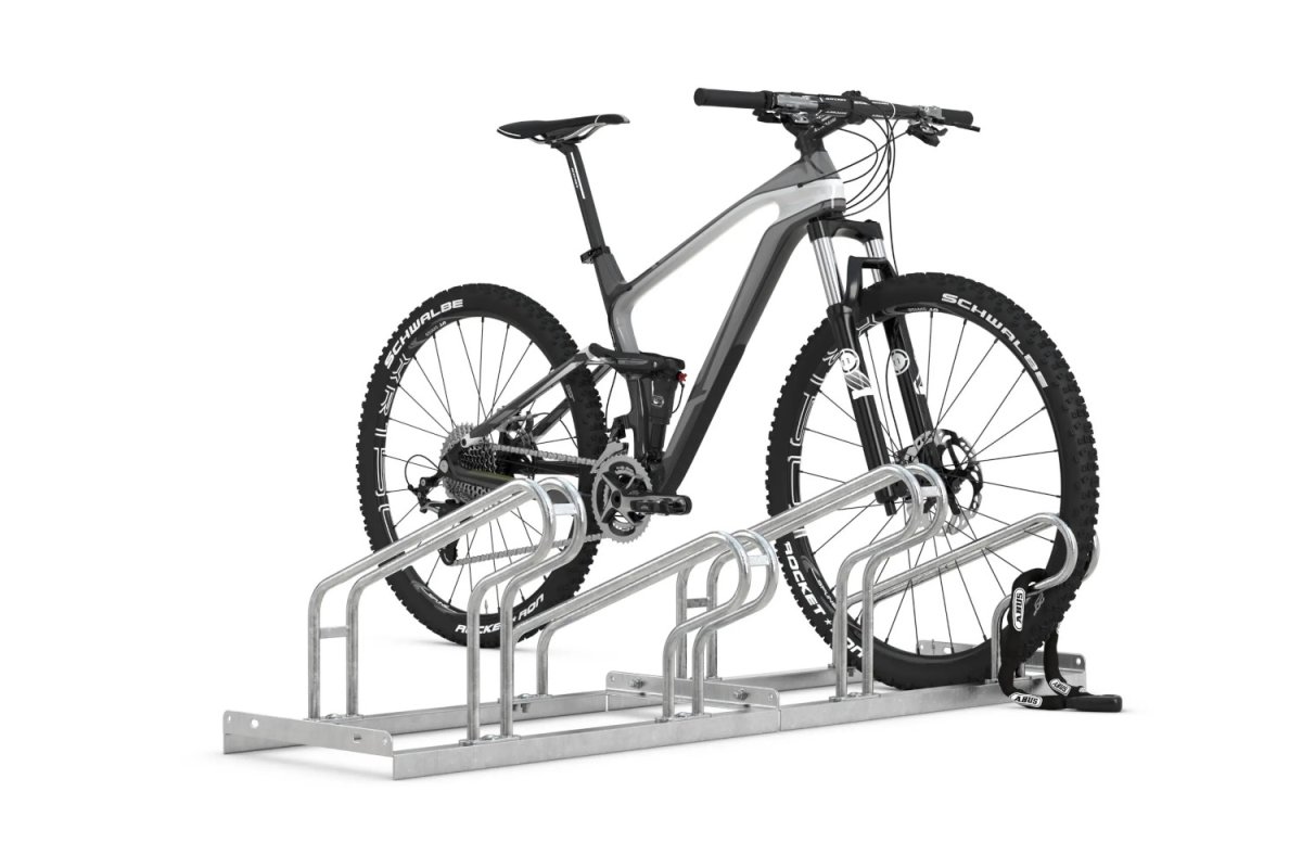 Bügelparker, Fahrradständer Modellreihe 2000 / 2000 BF - Einseitige Radeinstellung