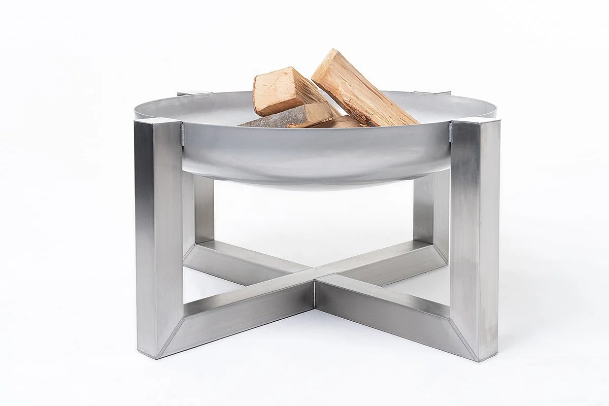 Stainless steel fire bowl 60 cm M