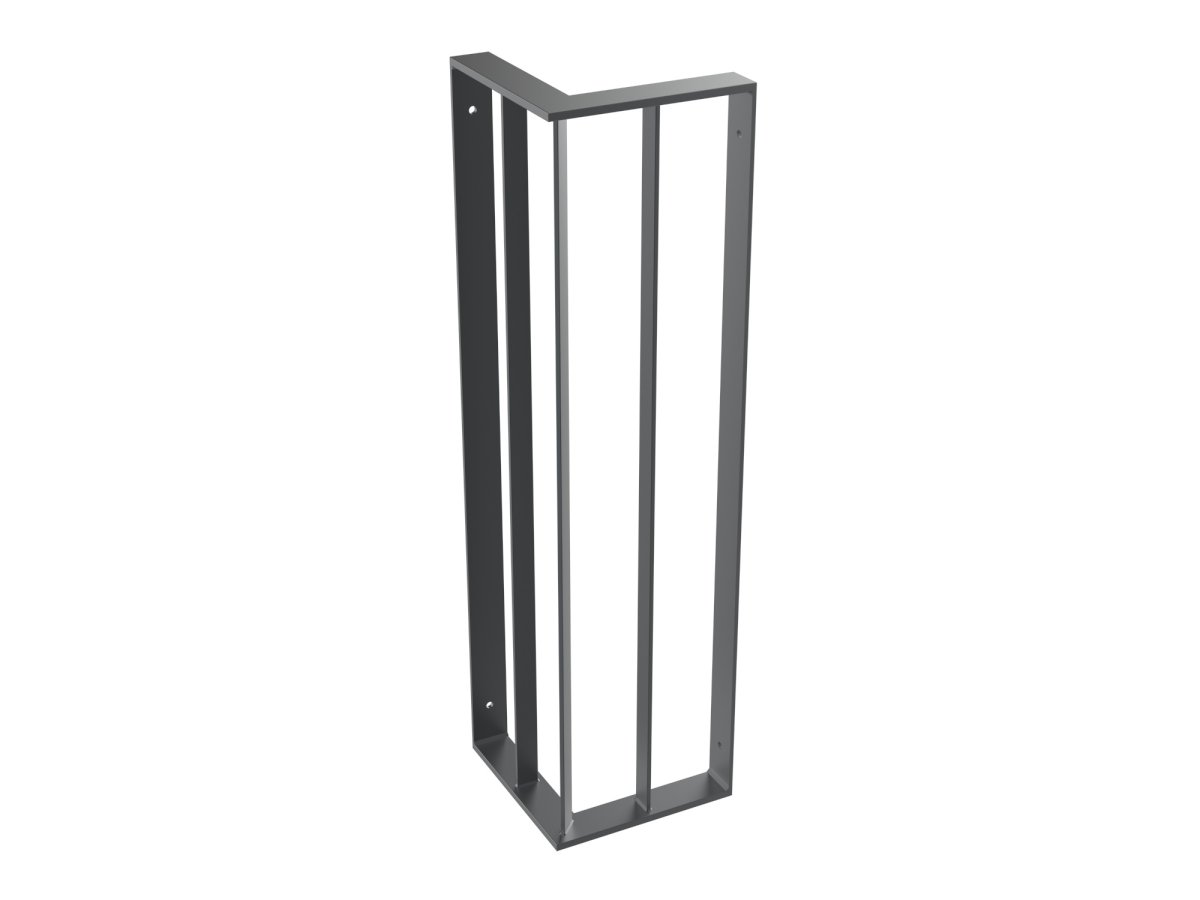 Preview: Eckteil für Gartenzaun, Geländer Metall - Simple - verzinkt, pulverbeschichtet