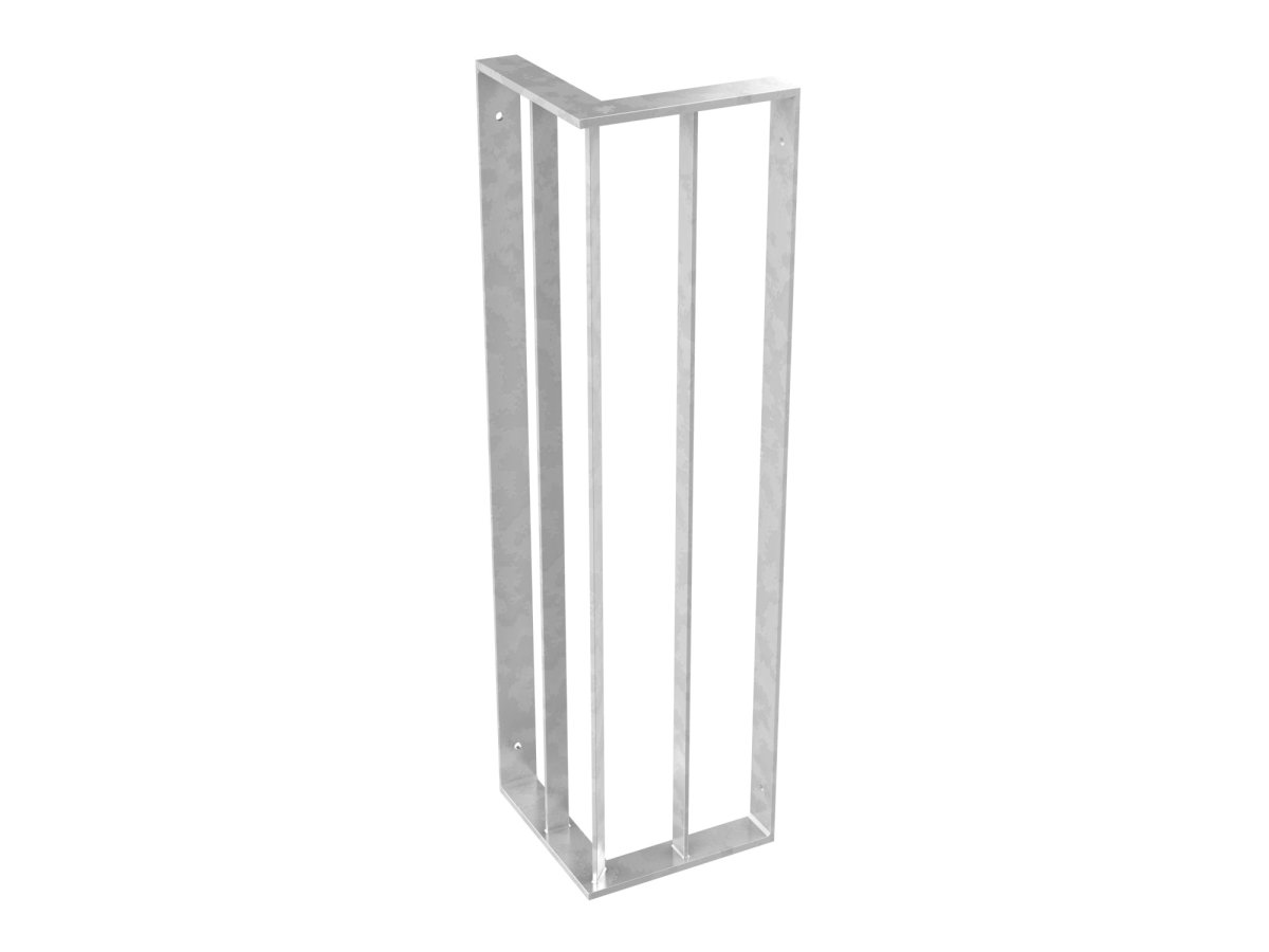 Preview: Eckteil für Gartenzaun, Geländer Metall - Simple - verzinkt