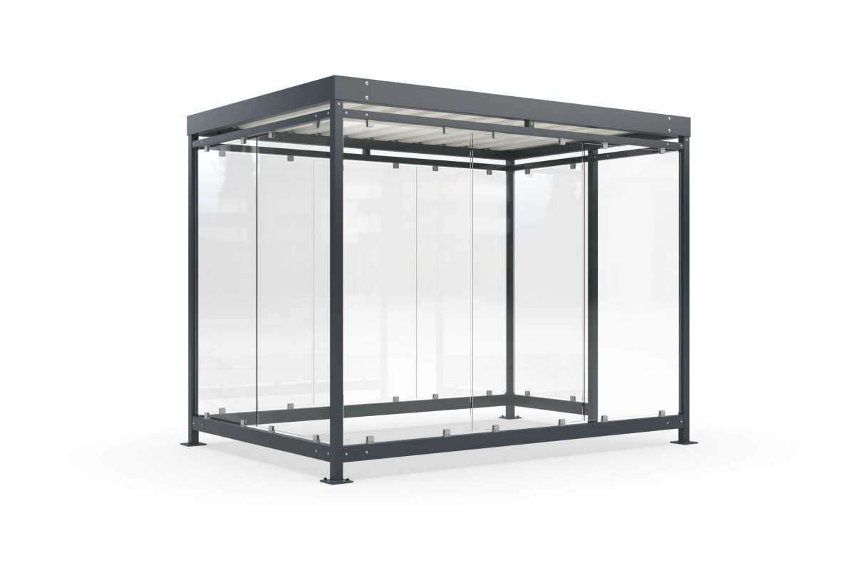 Preview: Raucherkabine Modell K3 e/a Bausatz