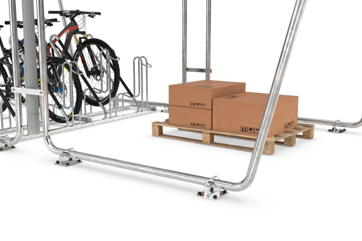 Preview: Raucherunterstand, Zweiradüberdachung, Personenunterstand Modell Siegen Detail 2