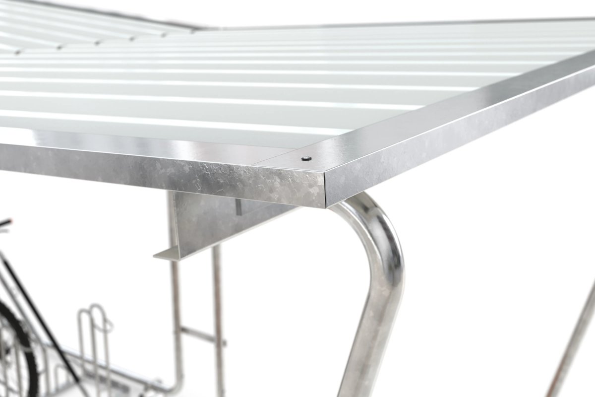 Preview: Raucherunterstand, Zweiradüberdachung, Personenunterstand Modell Siegen Detail 3