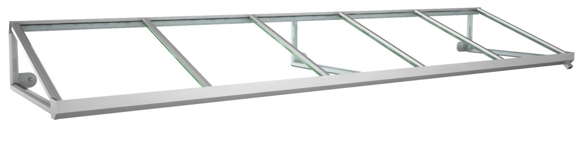 Vordach Topas Acrylglas - 3 Meter Länge