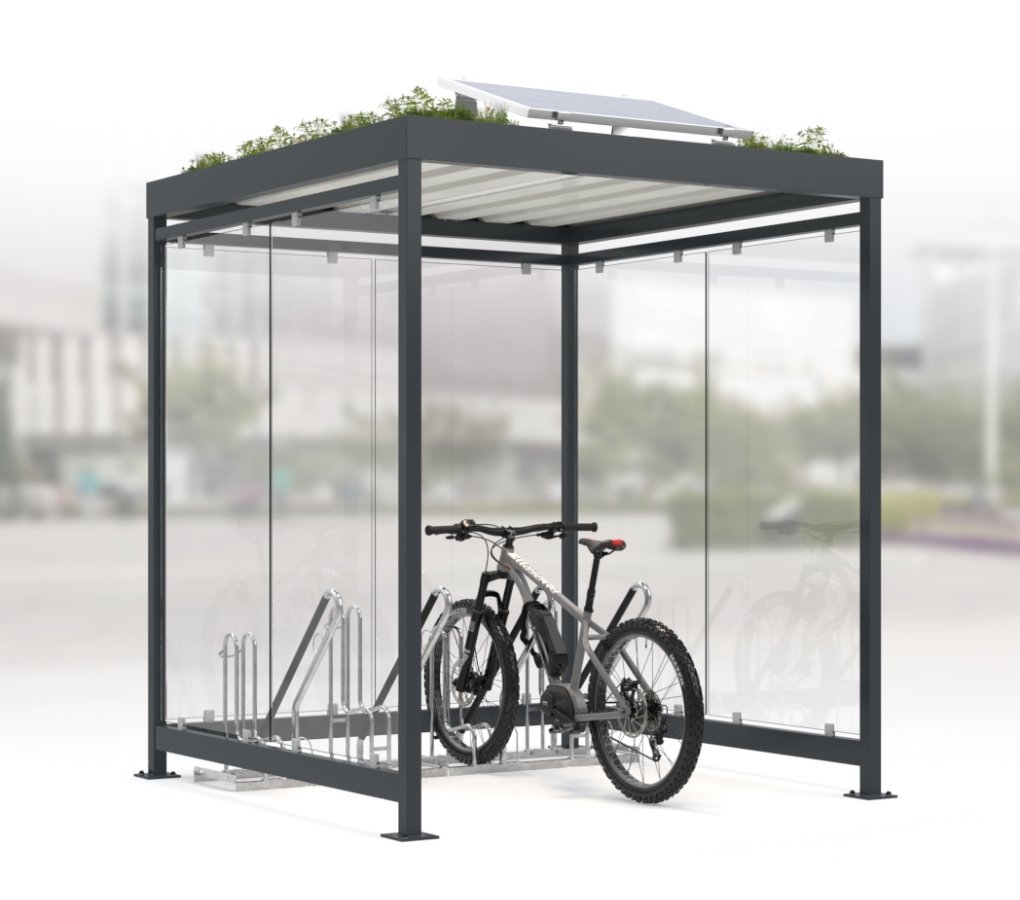 Preview: Roofing, smoking shelter, smoking cabin cologne K2 b/b - 216cm x 216cm