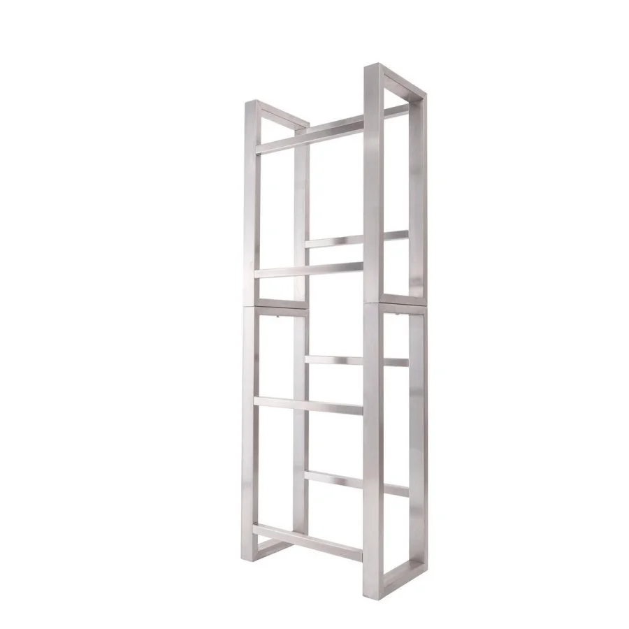 Stainless steel crate rack for four crates vertical - view 6 Stainless steel crate rack for four crates vertical - view 6