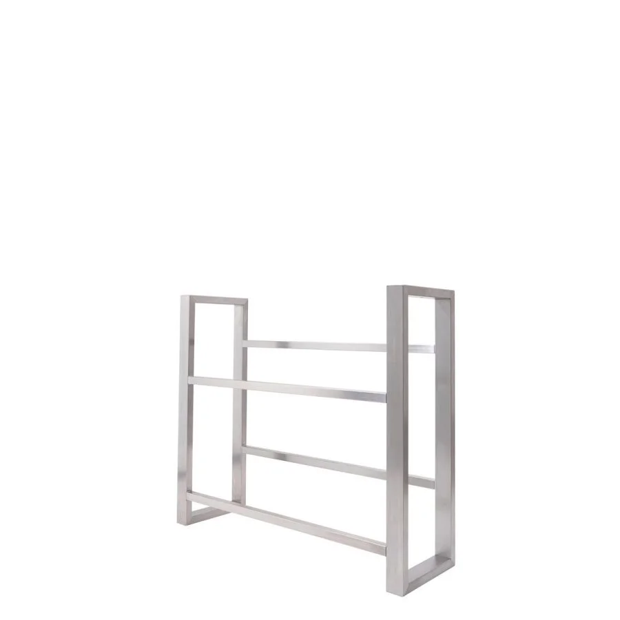 Stainless steel crate rack for four crates horizontal - view 4 Stainless steel crate rack for four crates horizontal - view 4