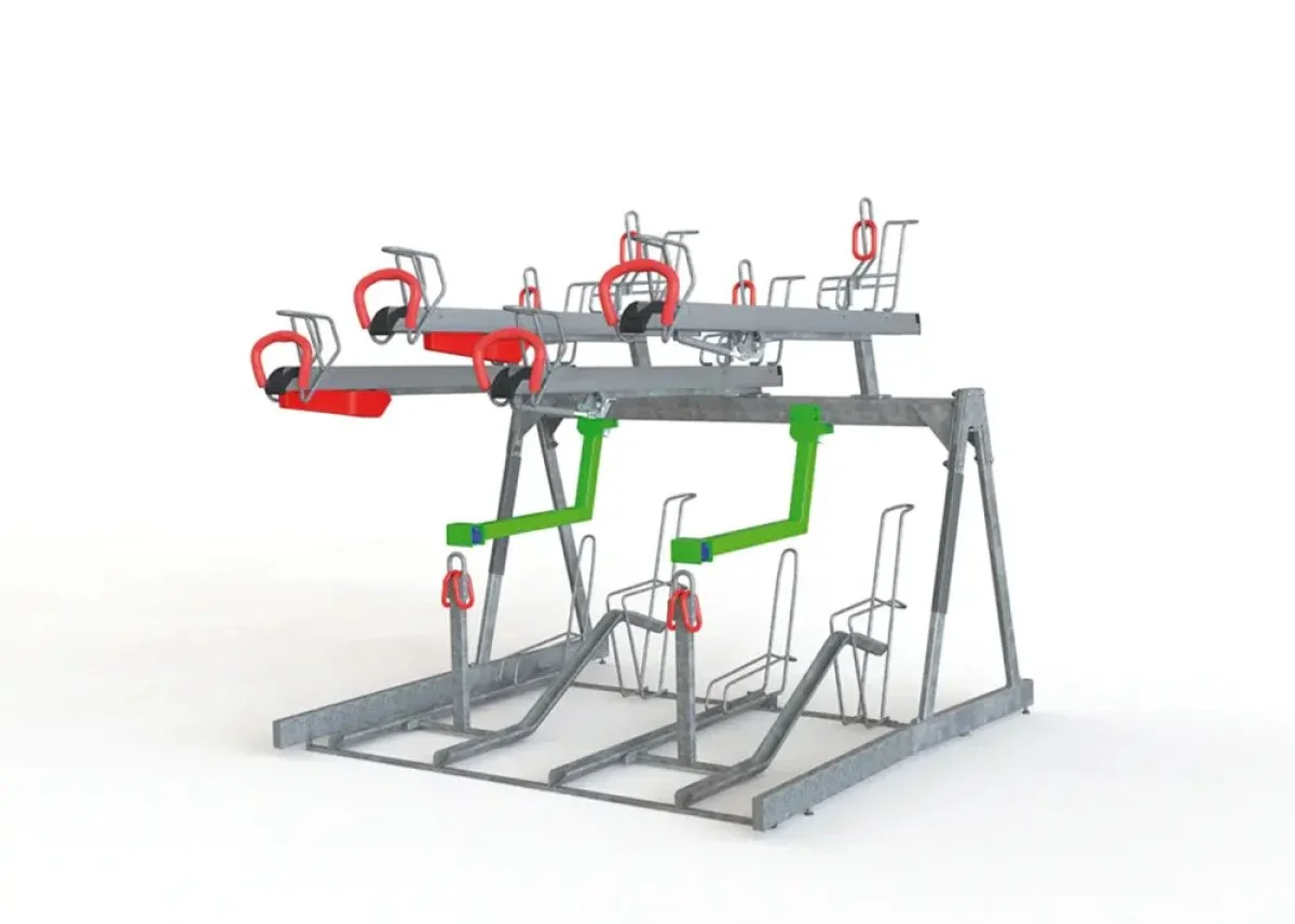 Doppelstockparker Easylift 500D - 8 Stellplätze - Einseitige Version