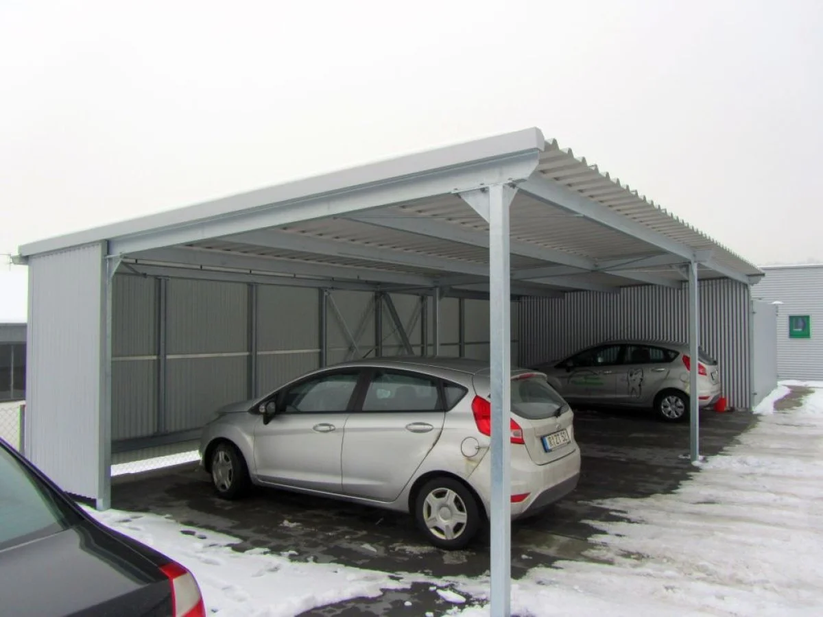 carport build by experts from Kirchberger Metal