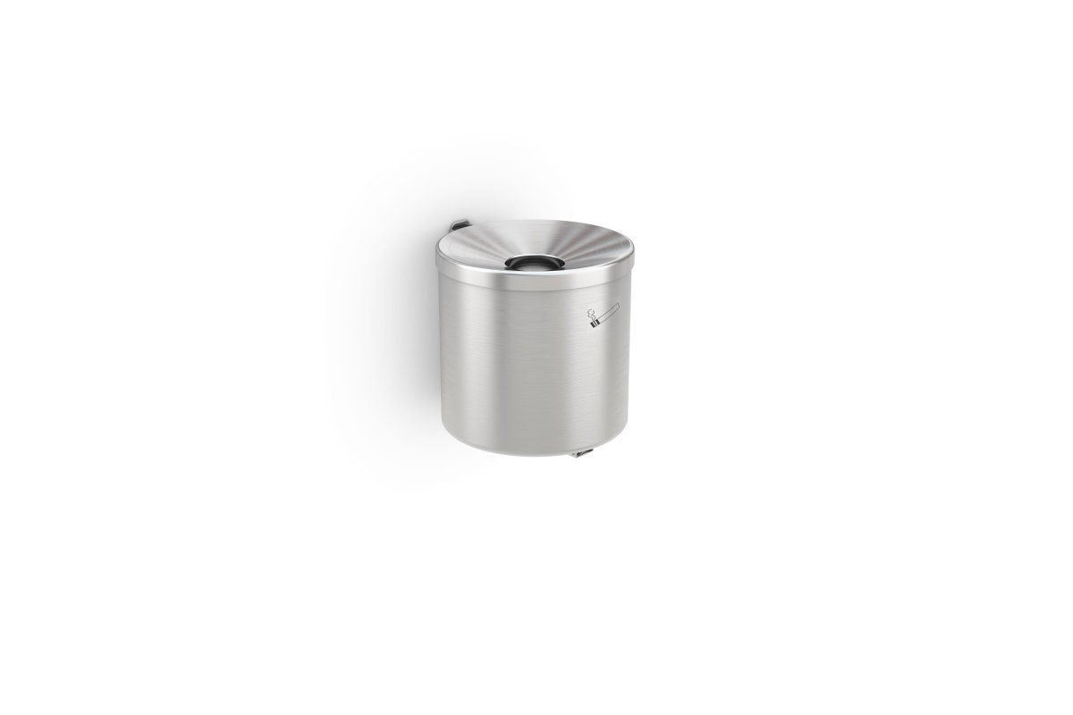 Wall ashtray Kip-Ex in stainless steel