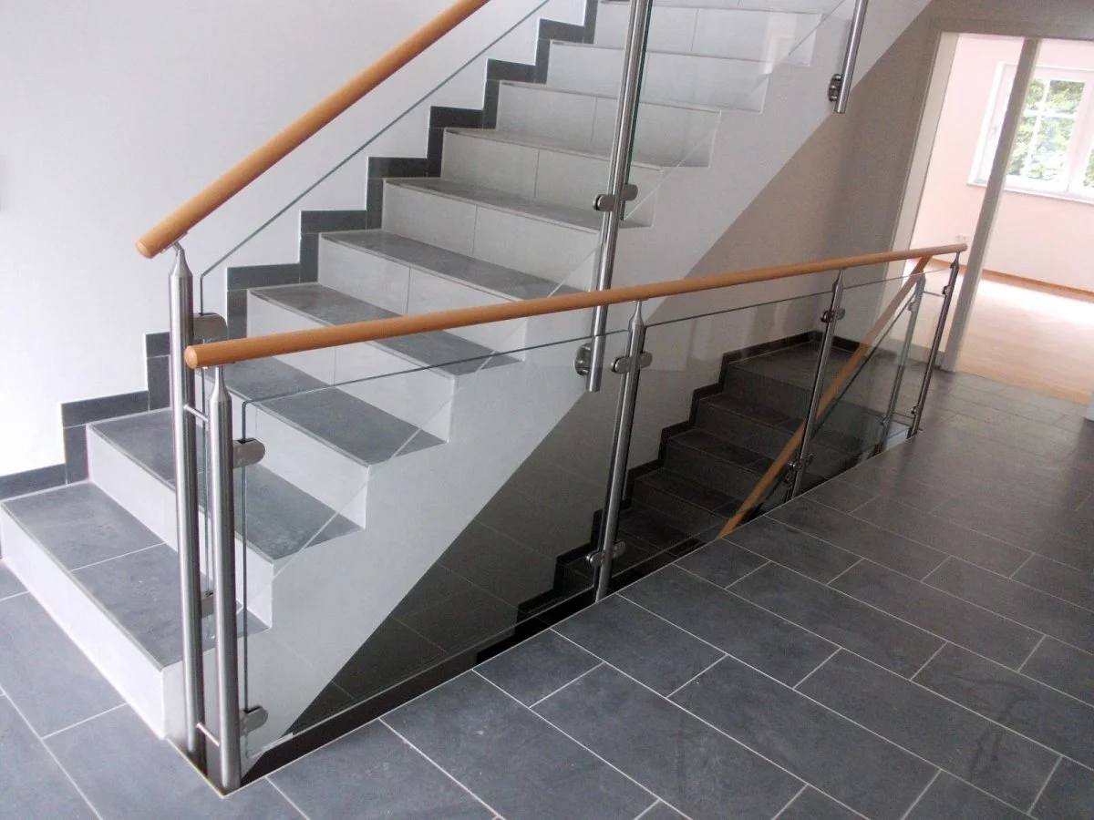 stair railing by Kirchberger Metal
