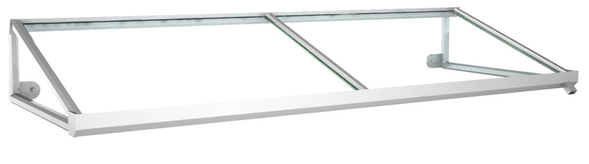 Vordach Topas VSG Glas - zwei Felder